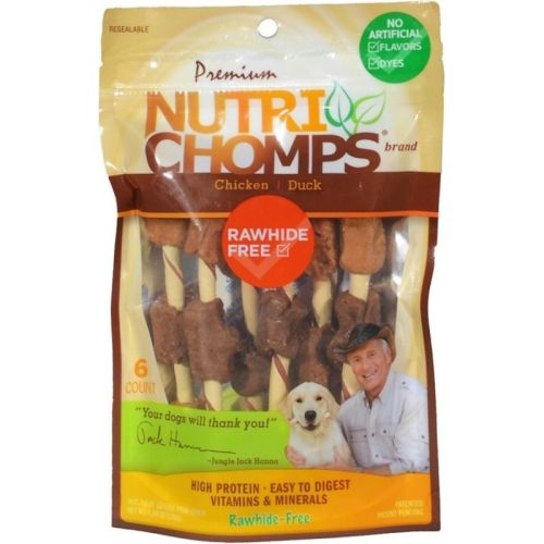 Nutri Chomps Chicken and Duck Kabobs Dog Treat - 6 count Nutri Chomps Chicken and Duck Kabobs Dog Treat - 6 count