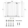 Easy Assembly Pet Gate Safety Gate Durability Dog Gate For House, Stairs, Doorways, Fits Openings 29.5" to 32"