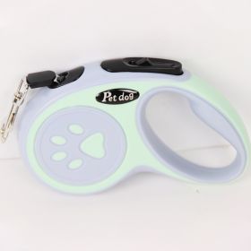 Hand Holding Rope One-click Brake For Walking The Dog Retractable Leash Hand Holding Rope (Option: Green 3 M)