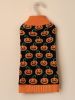 Halloween Pumpkin Dog Knitted soft Activity Costume