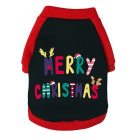 New Dog Pet Clothing Sweater Fleece-lined (Option: Christmas B-S)